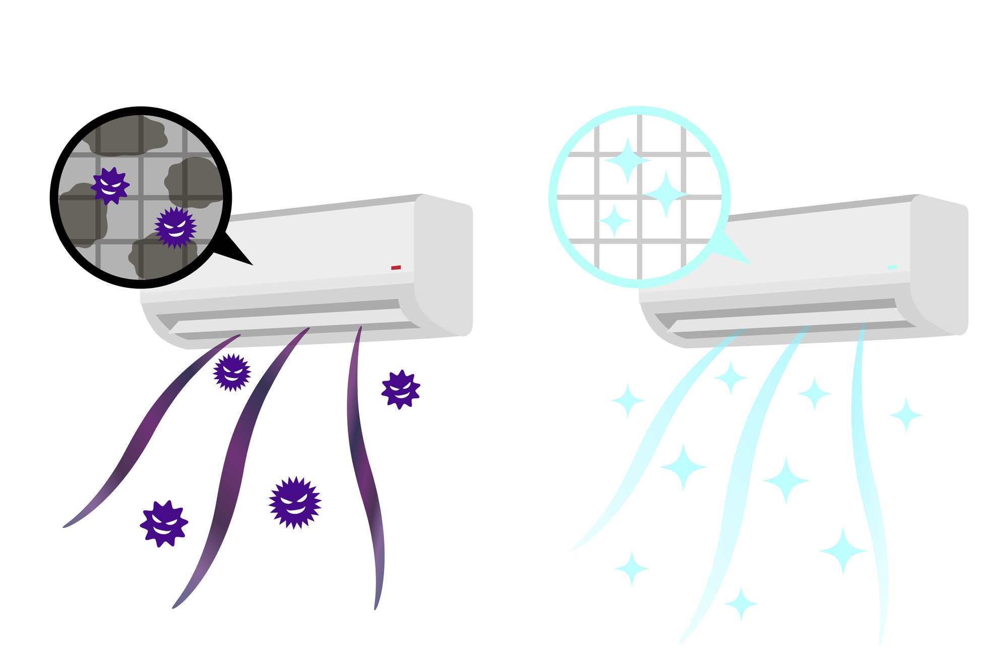 クリーンな室内環境を手に入れたい方必見＜エアコンクリーニング＞の写真